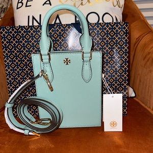 Tory Burch Emerson Mini Shopper Tote Bag Crossbody